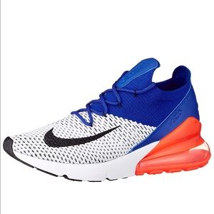 Nike Air Max 270 Flyknit White/Black/Racer Blue